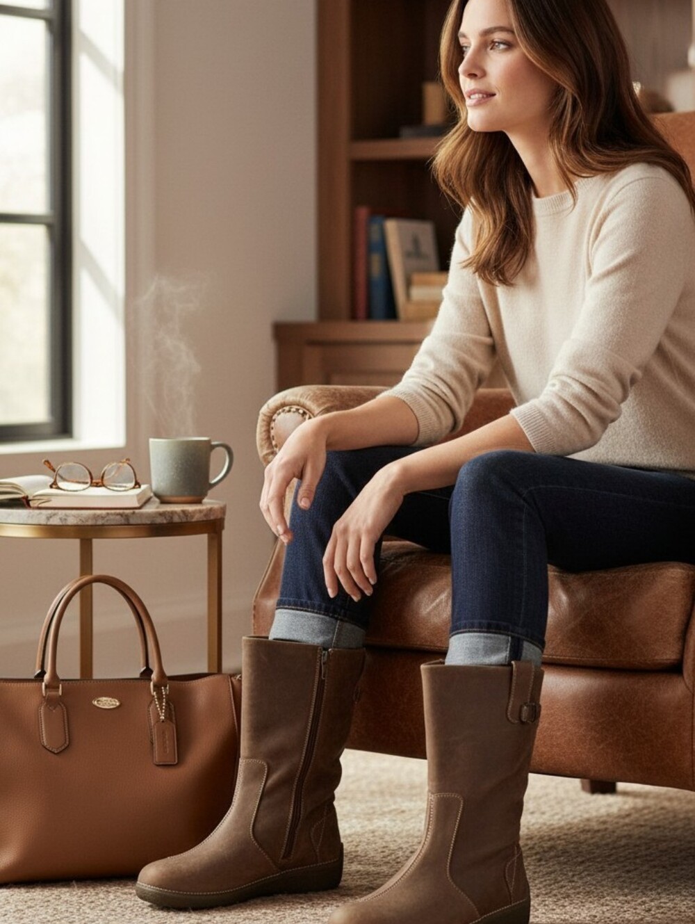 Duluth Trading Andina Leather Tall Boots